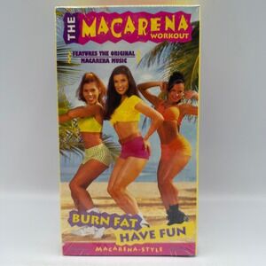 The Macarena Workout VHS 1996 Gloria Quinlan Aerobics Fitness Video New Sealed